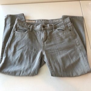 GAP cropped grey jeans